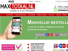Tablet Screenshot of maxtotaal.nl